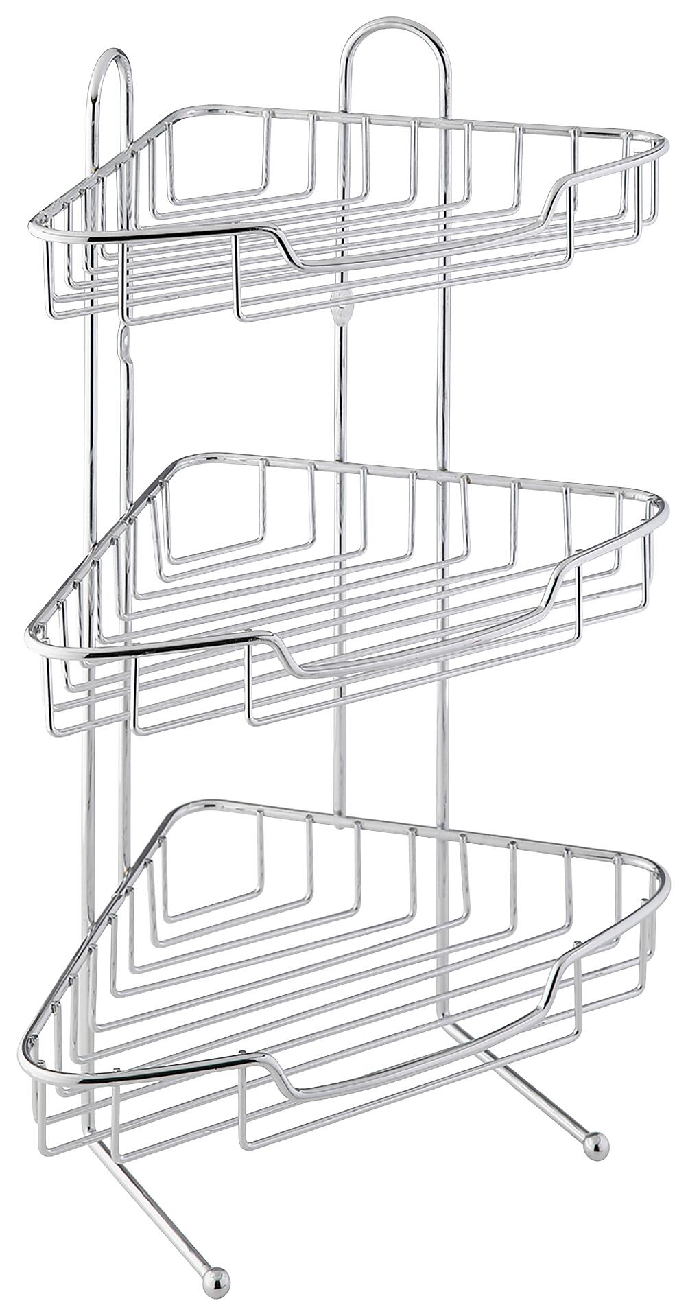 Eckregal Chrom Chrom B/H/L: ca. 20x42,5x20 cm