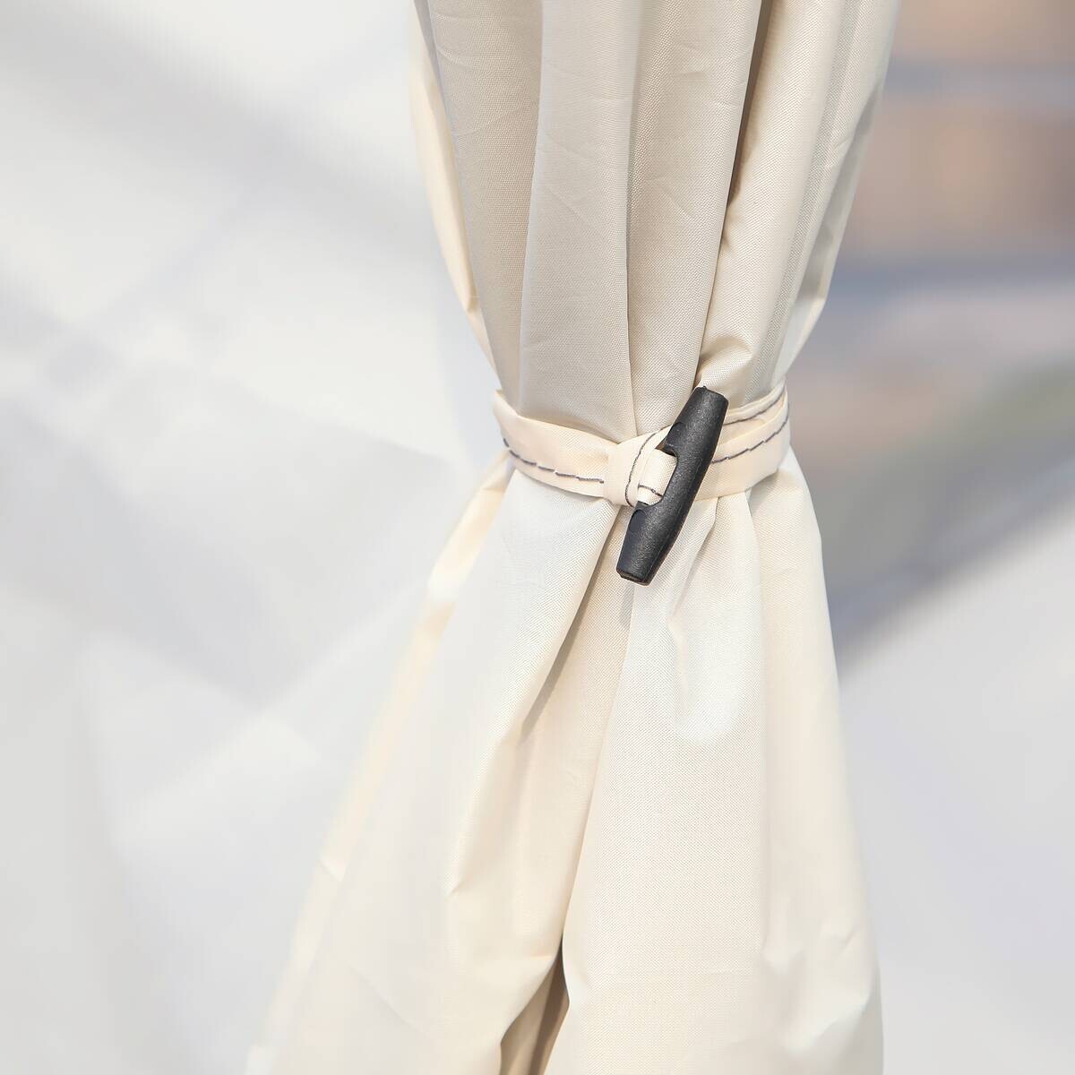 Outsunny Zelt grau Edelstahl B/H/L: ca. 487x518x237 cm