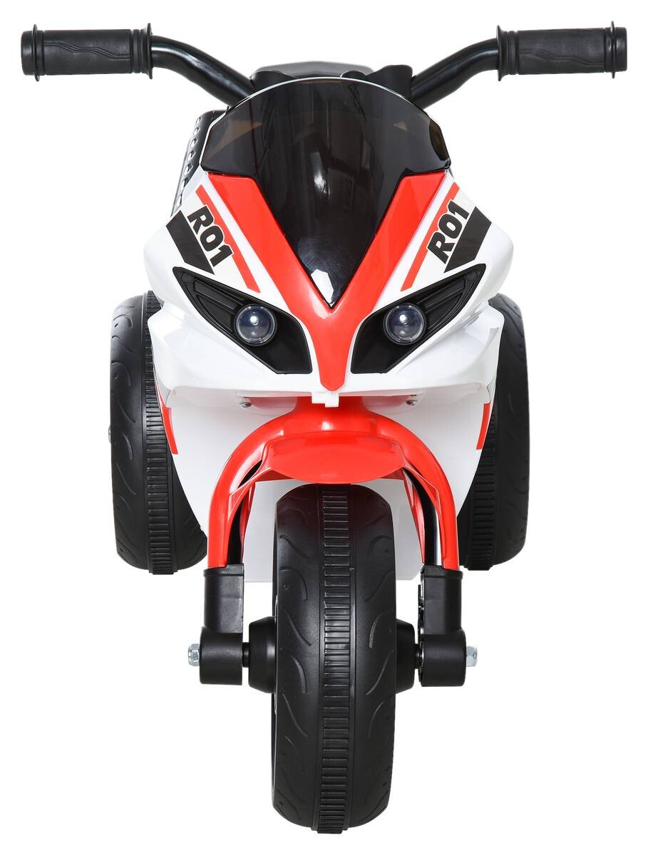 HOMCOM Kinder-Motorrad weiß B/H/L: ca. 39x48x74 cm
