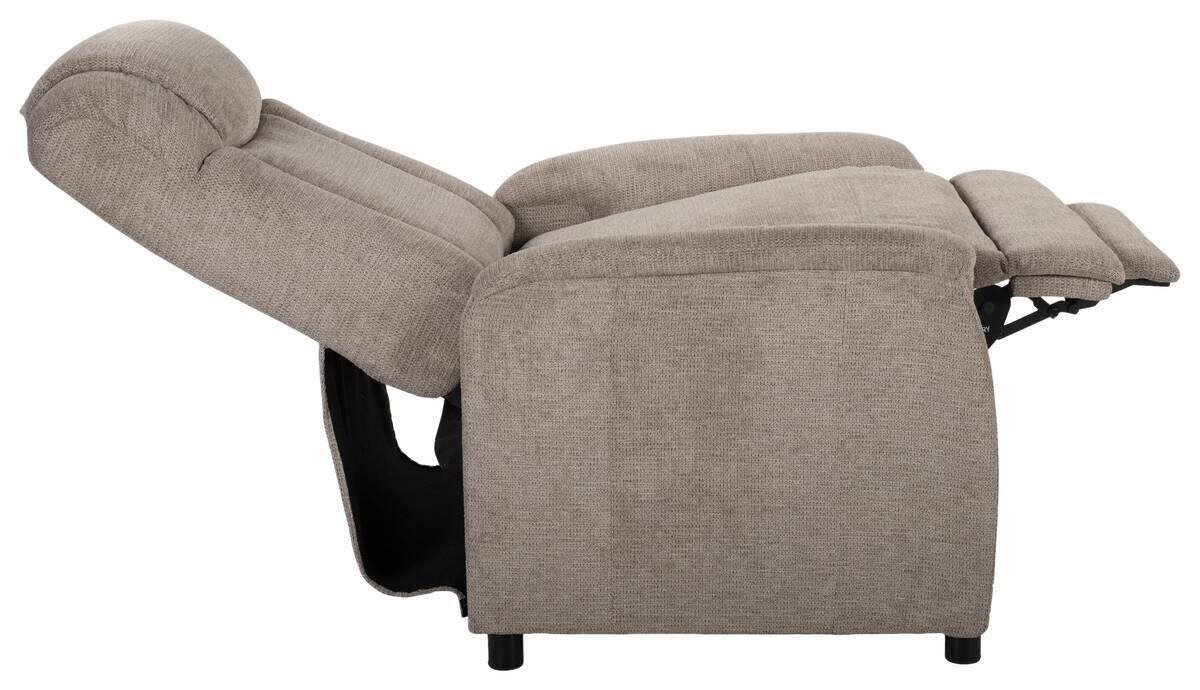 TV-Sessel Delta taupe Webstoff B/H/T: ca. 77x107x91 cm