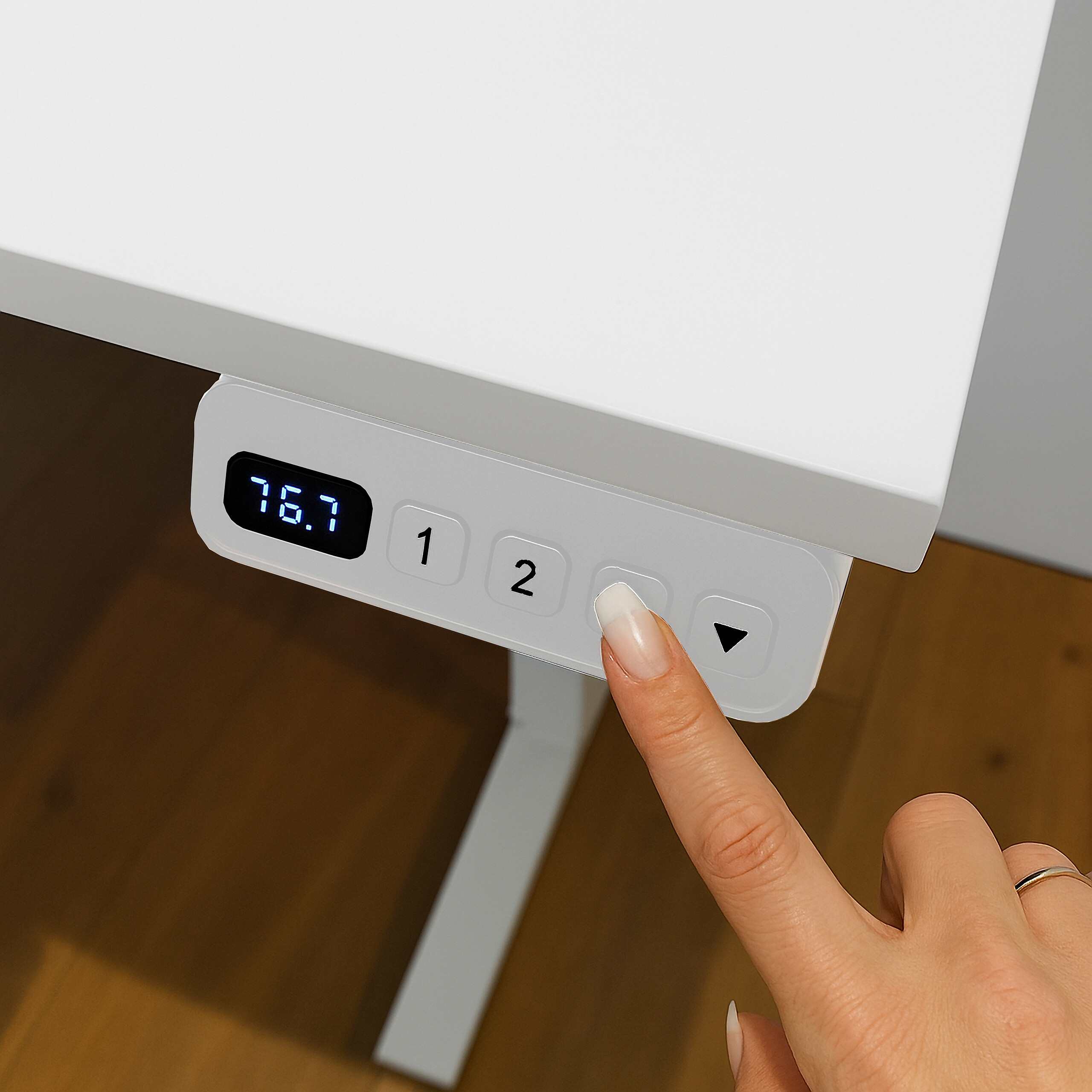 Schreibtisch Torge weiß B/H/T: ca. 138x72,7x60 cm