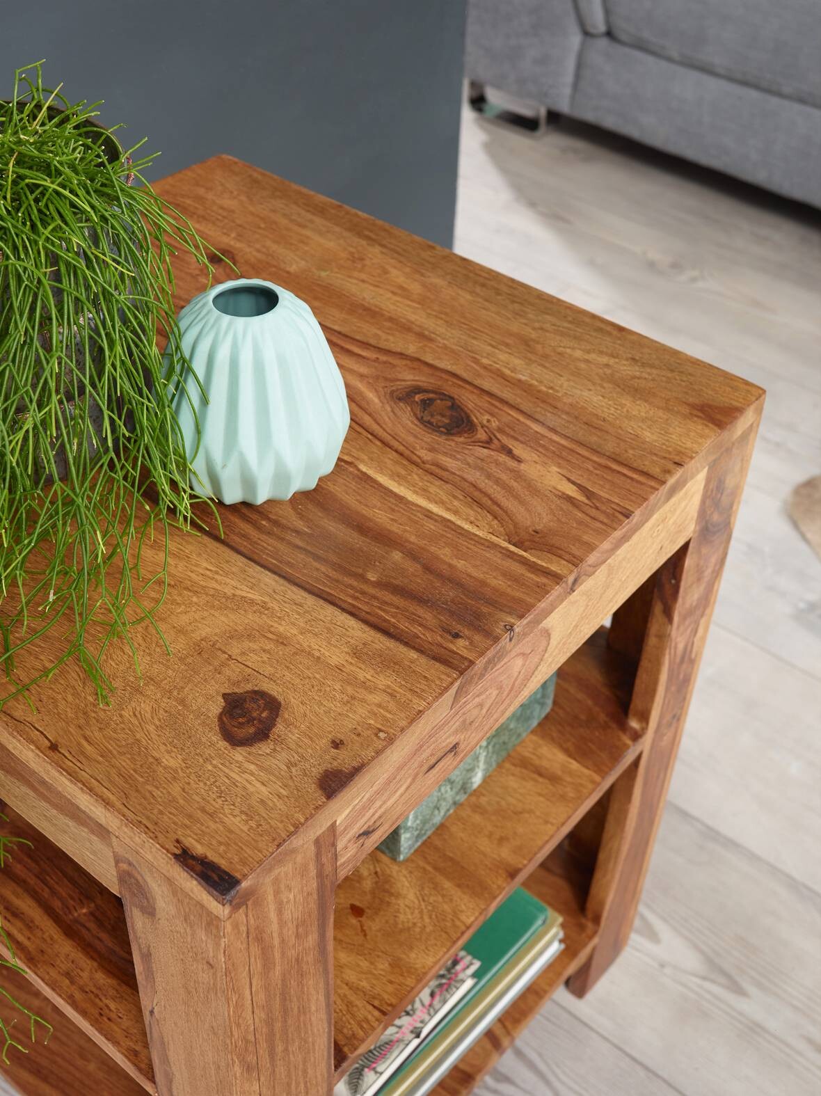 Standregal natur B/H/T: ca. 44x60x44 cm