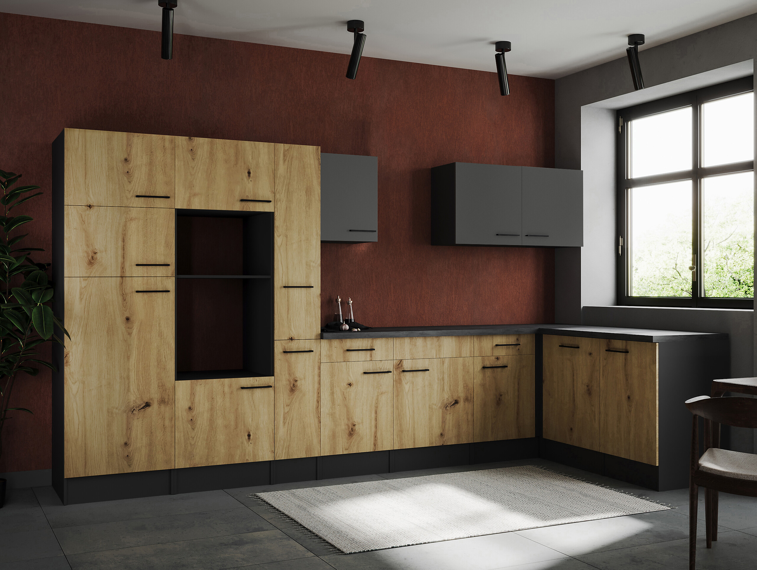 Winkelküche Oliver B/H/T: ca. 370x205x172 cm Winkelküche Oliver B/H/T: ca. 370x205x172 cm