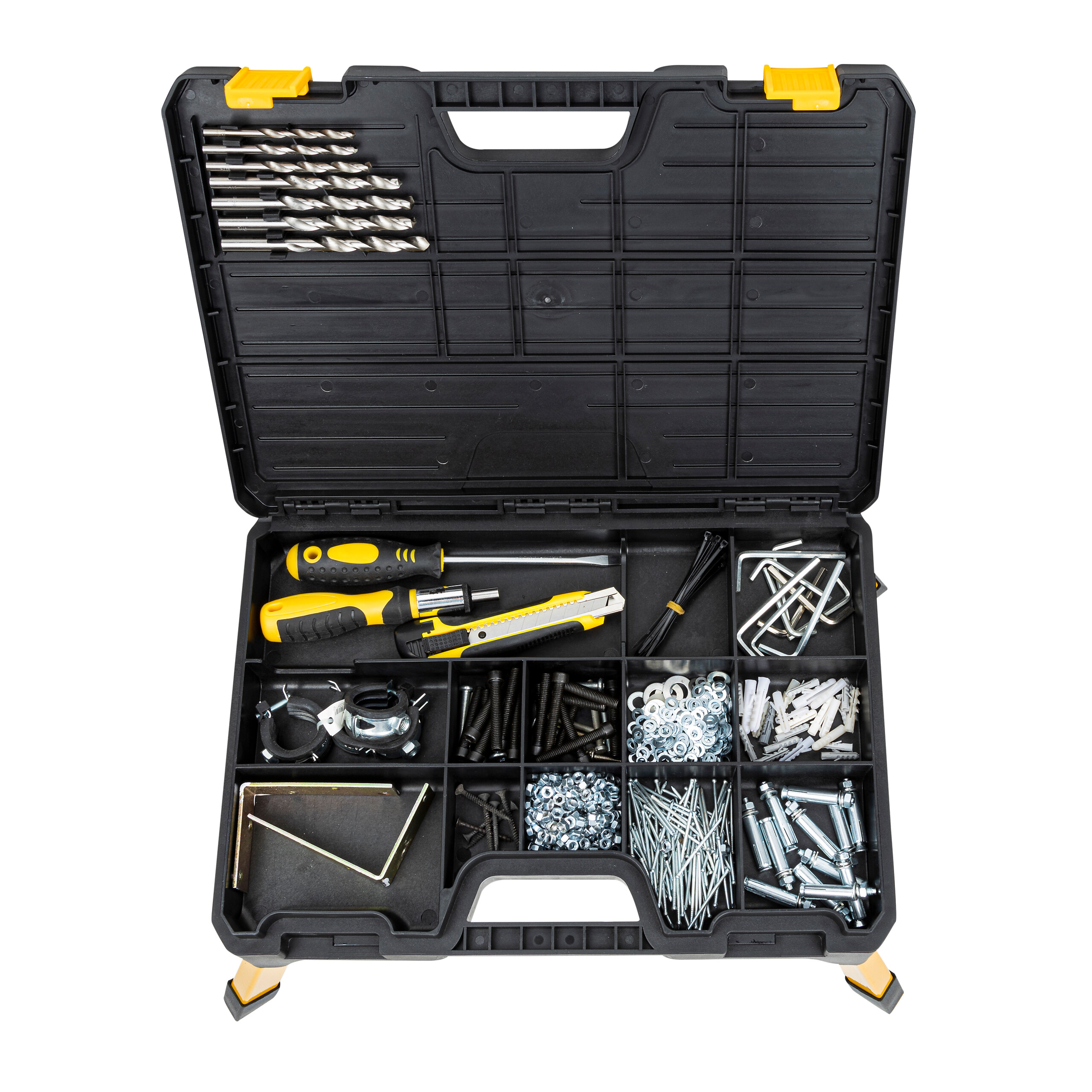 HI Klapptritt schwarz Stahl