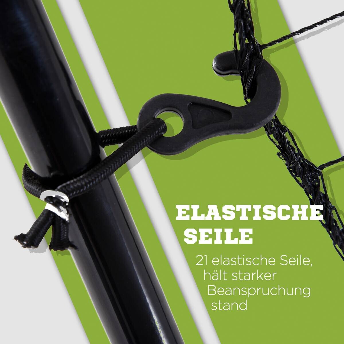 HOMCOM Rebounder schwarz Polyethylen B/H/L: ca. 90x174x123 cm