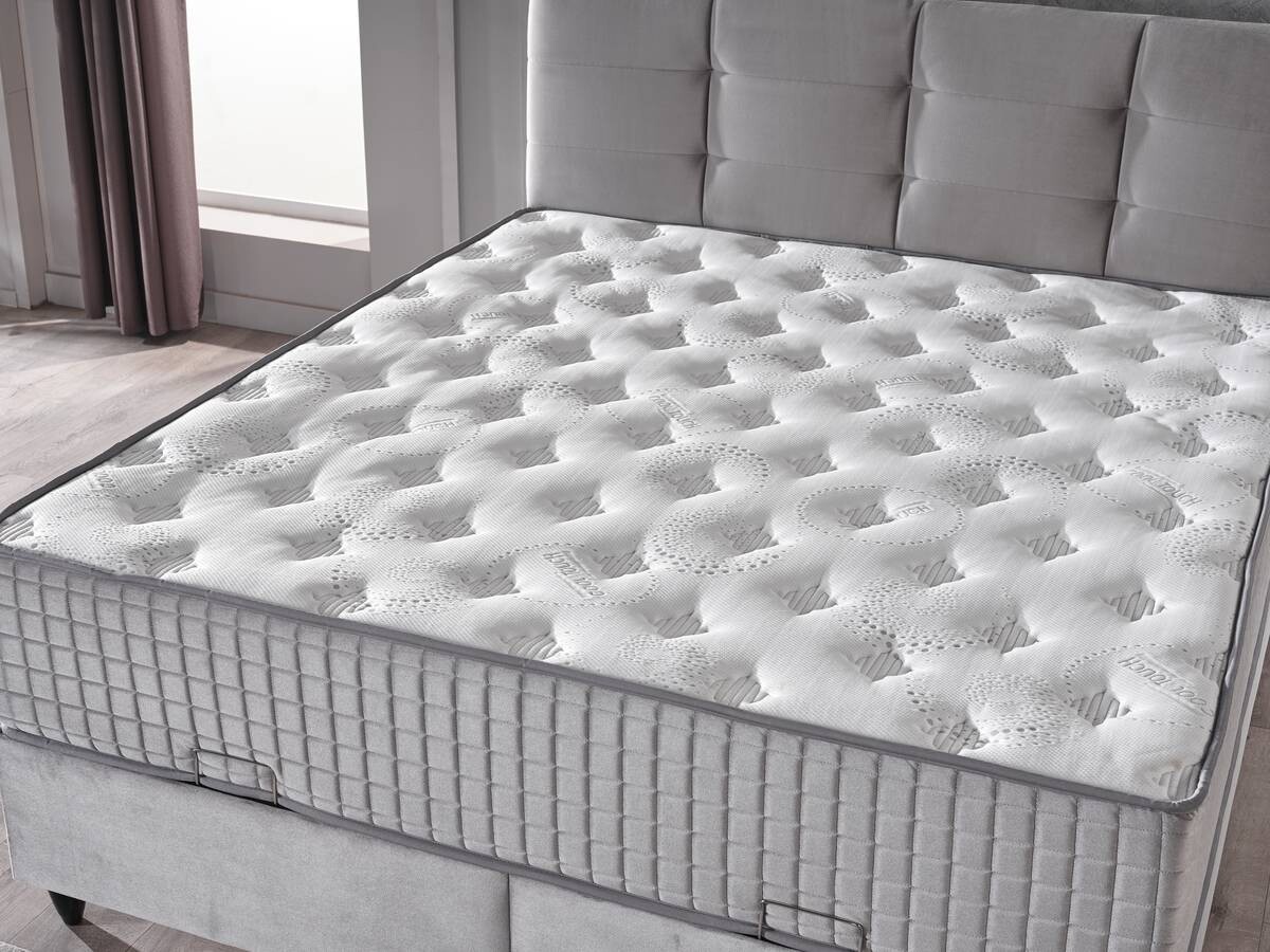 Polsterbett Naomi hellgrau Liegefläche B/L: ca. 180x200 cm