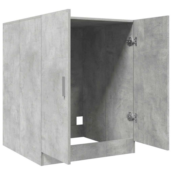 vidaXL Waschmaschinenschrank Beton B/H/T: ca. 70,5x91,5x71,5 cm
