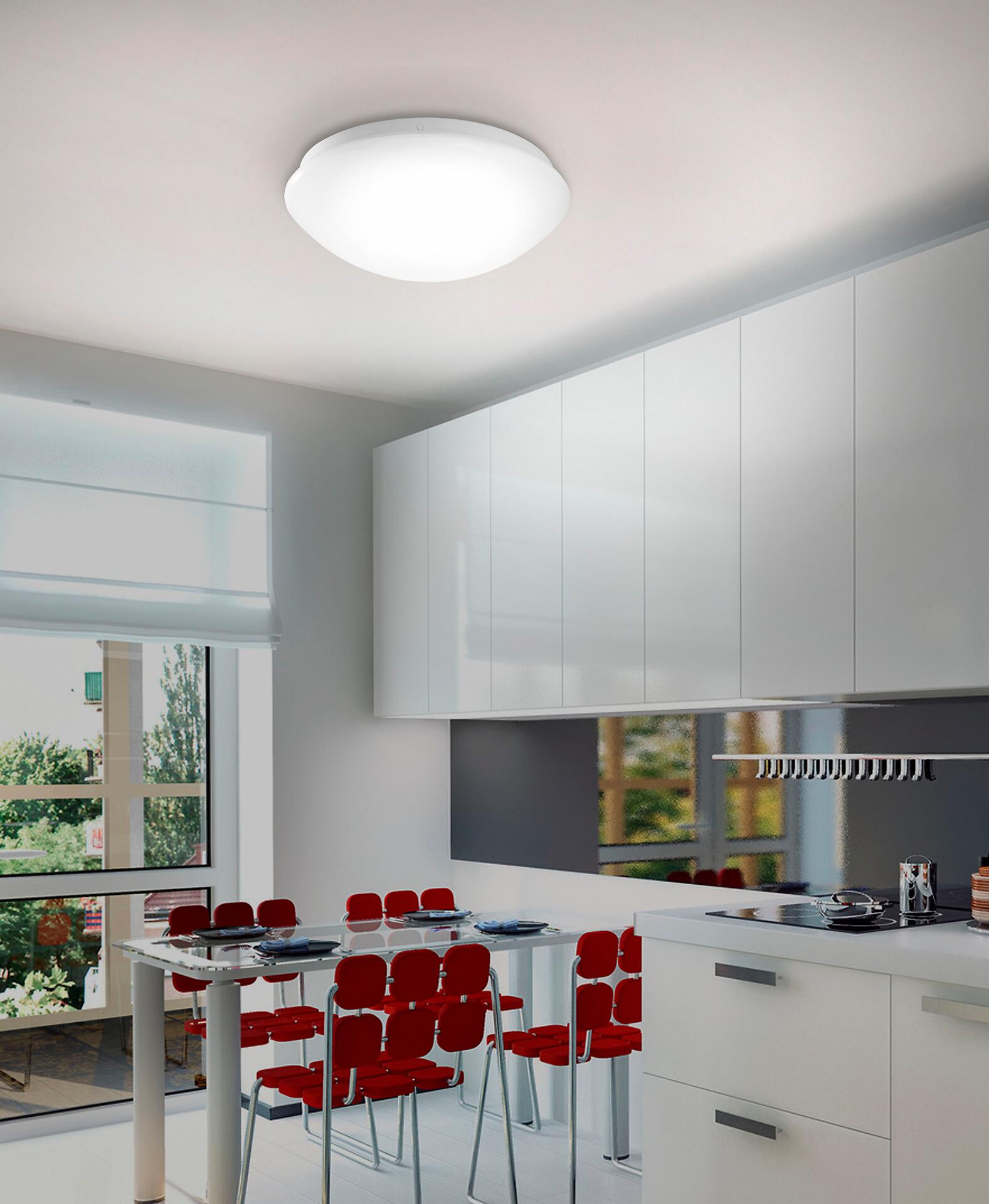 Just Light Deckenleuchte Andrea weiß Metall Kunststoff H/D: ca. 10x24,5 cm