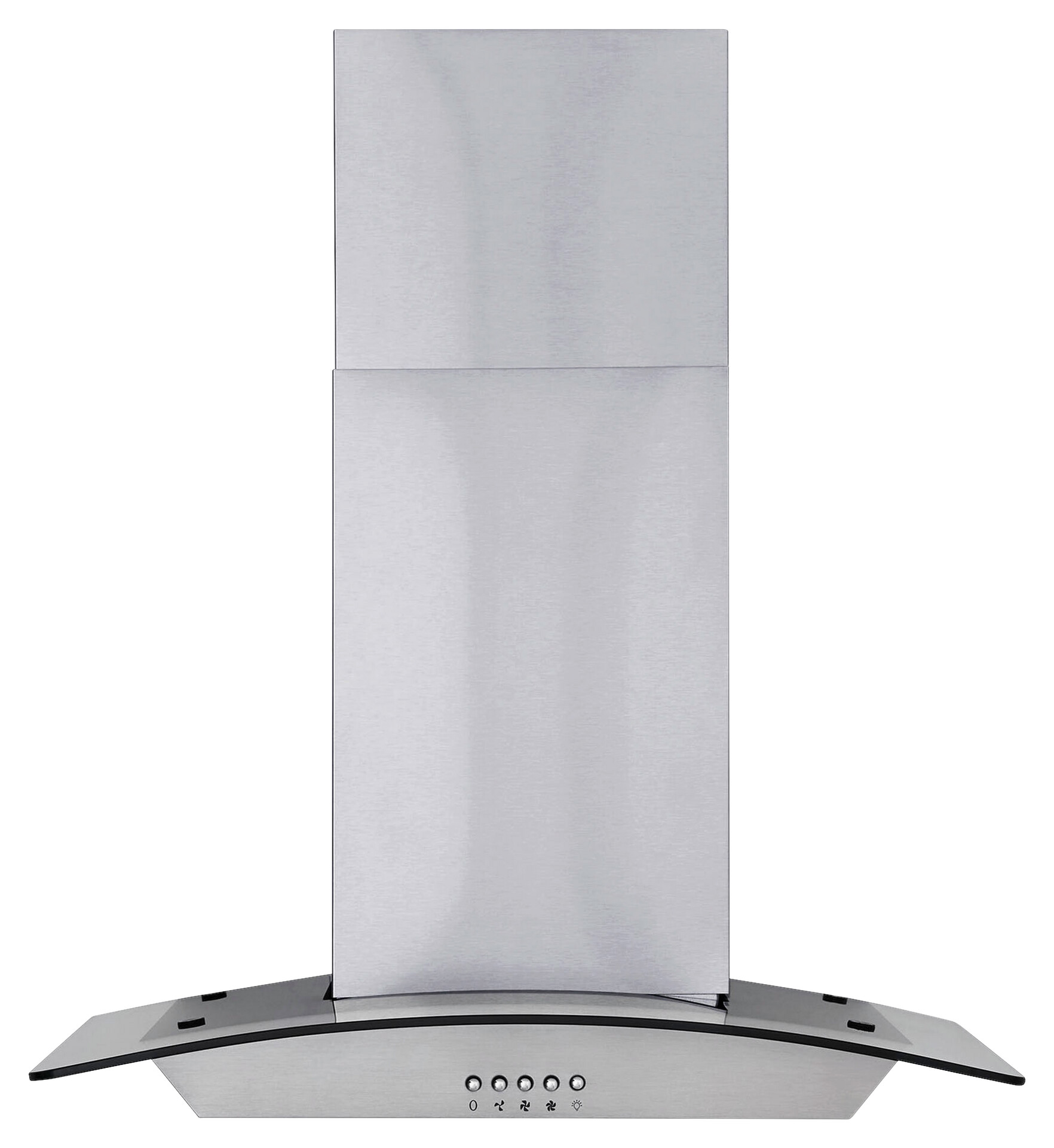 Respekta Dunstabzugshaube CH0160IXB Edelstahl Edelstahl Glas B/H/T: ca. 60x45x48 cm