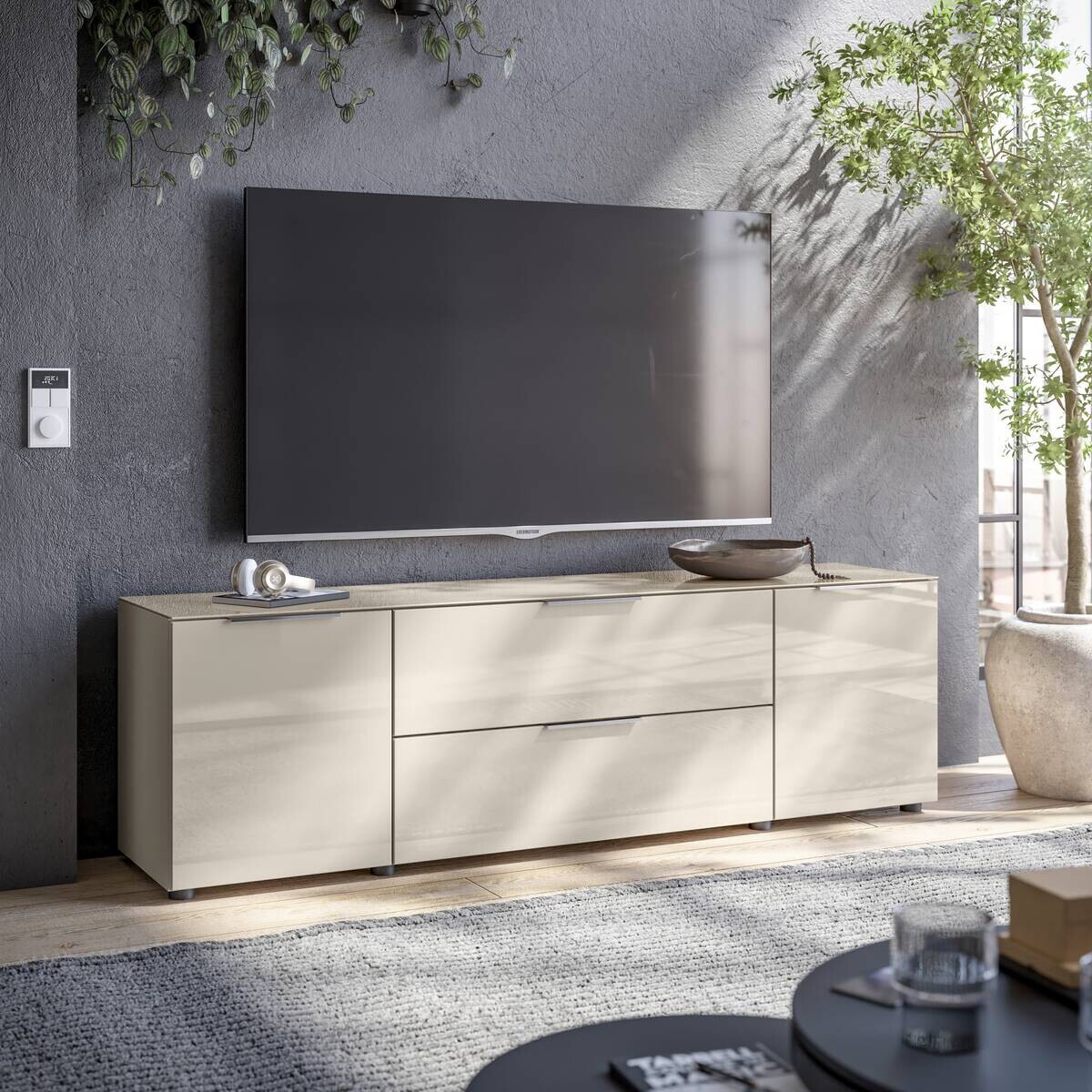 Lowboard Santorin Cashmere B/H/T: ca. 180x55x40 cm