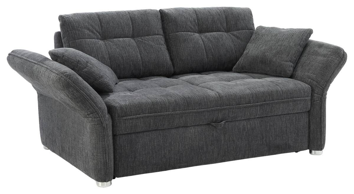 Schlafsofa grau Polyester B/H/T: ca. 191x84x105 cm