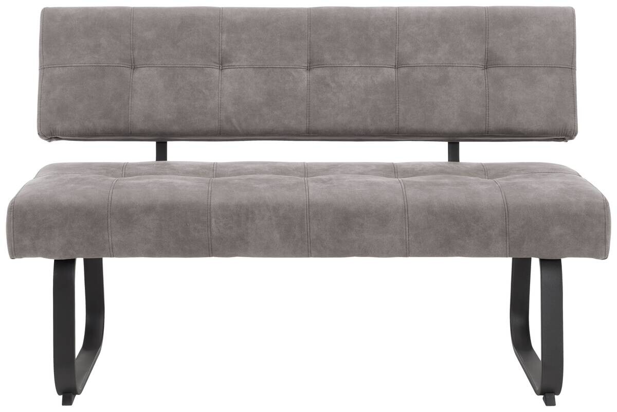 Essgruppe Luise grau Eiche Microfaser B/H/T: ca. 180x76x90 cm