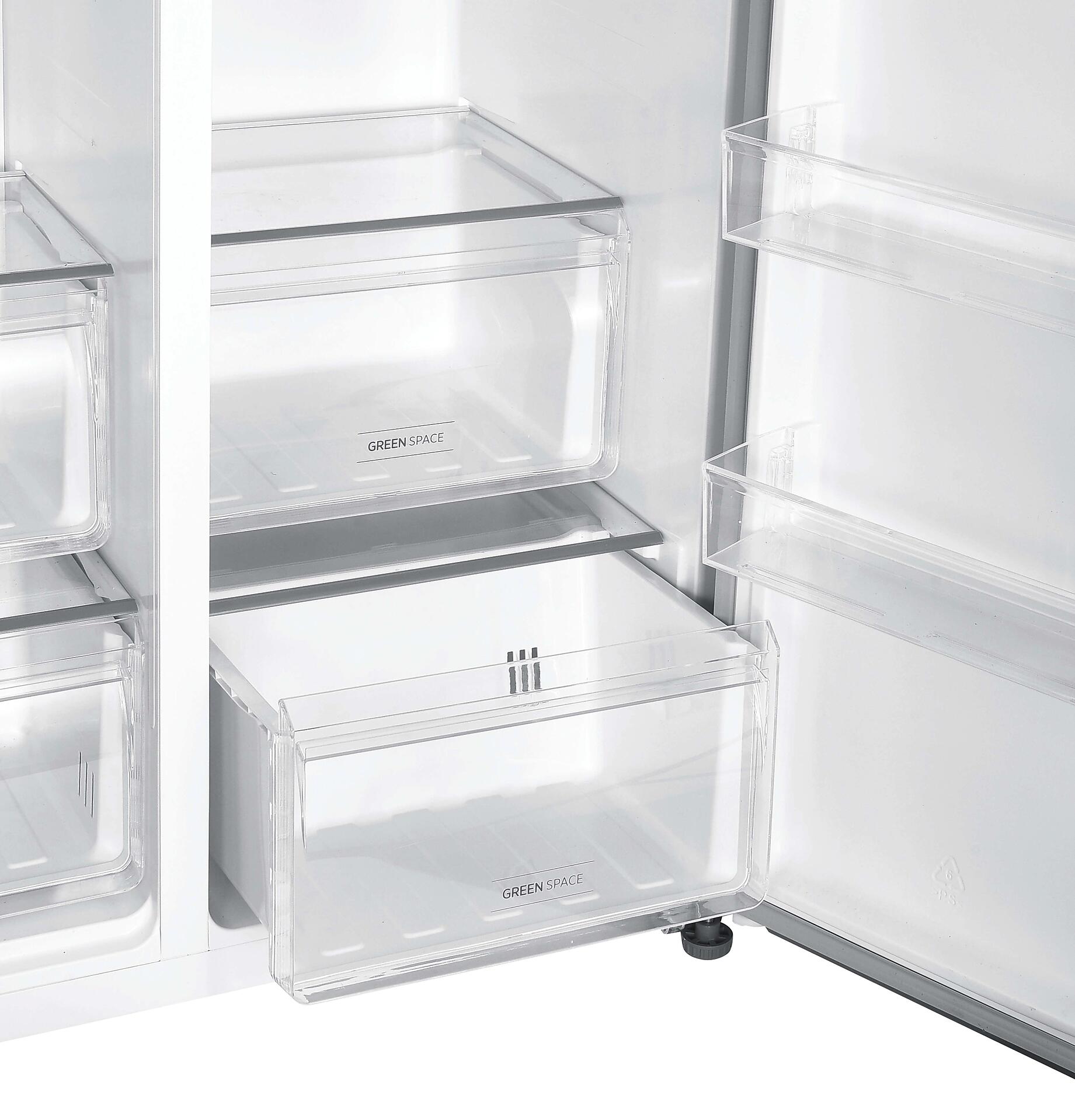 Hoover Side-by-Side HHSBSO6174DX dark Inox B/H/T: ca. 91x177x67 cm