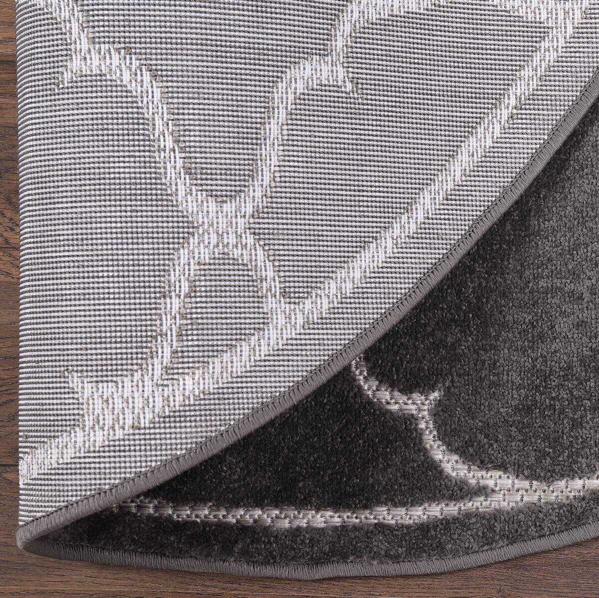 Sanat Outdoorteppich BERLIN grau B/L: ca. 200x200 cm