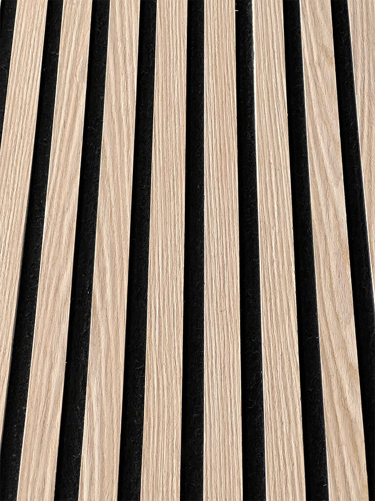 Wand- und Akustikpaneel Eiche L/B/H: ca. 104x52x1 cm pro Stück