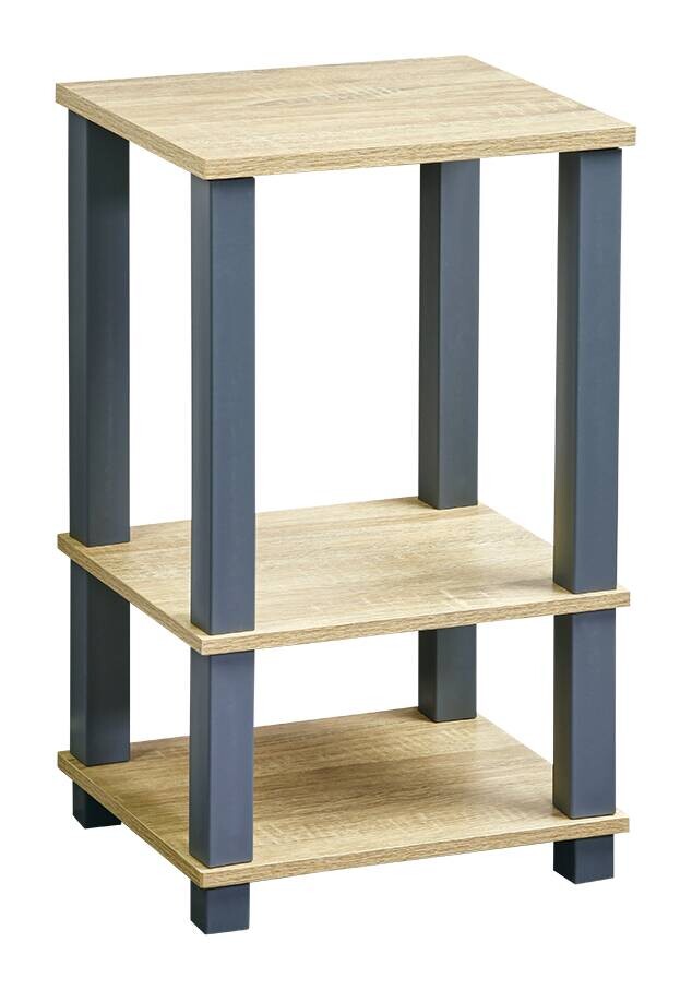 Kesper Regal grau Spanplatte B/H/L: ca. 29x58,5x34 cm