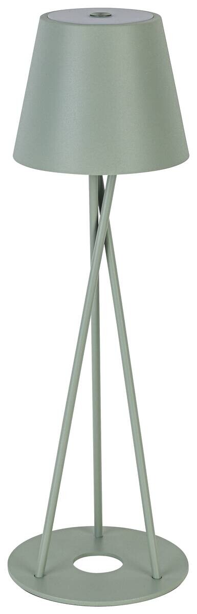 Tischleuchte lindgrün H/D: ca. 36x11 cm