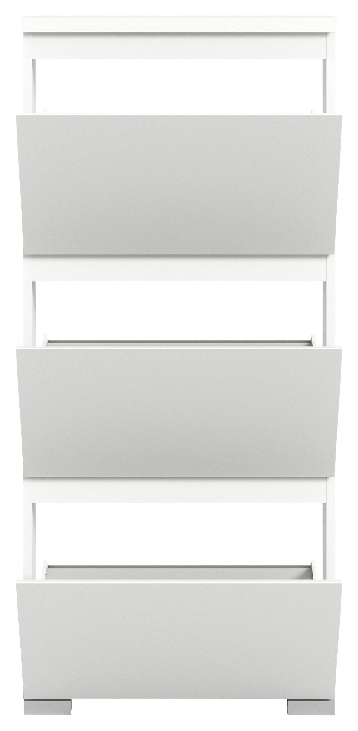 Schuhschrank Shoelove weiß B/H/T: ca. 60x130x18 cm