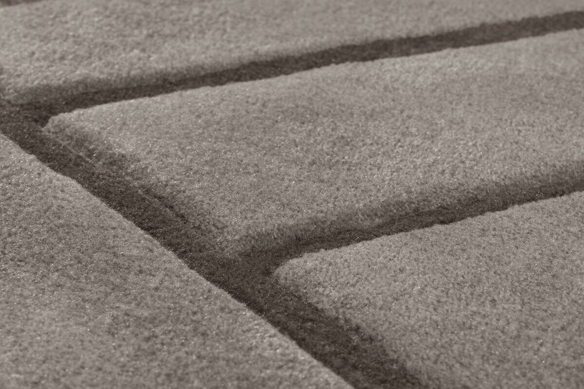 Arte Espina Kurzflorteppich Cool 5055 grau B/L: ca. 120x180 cm