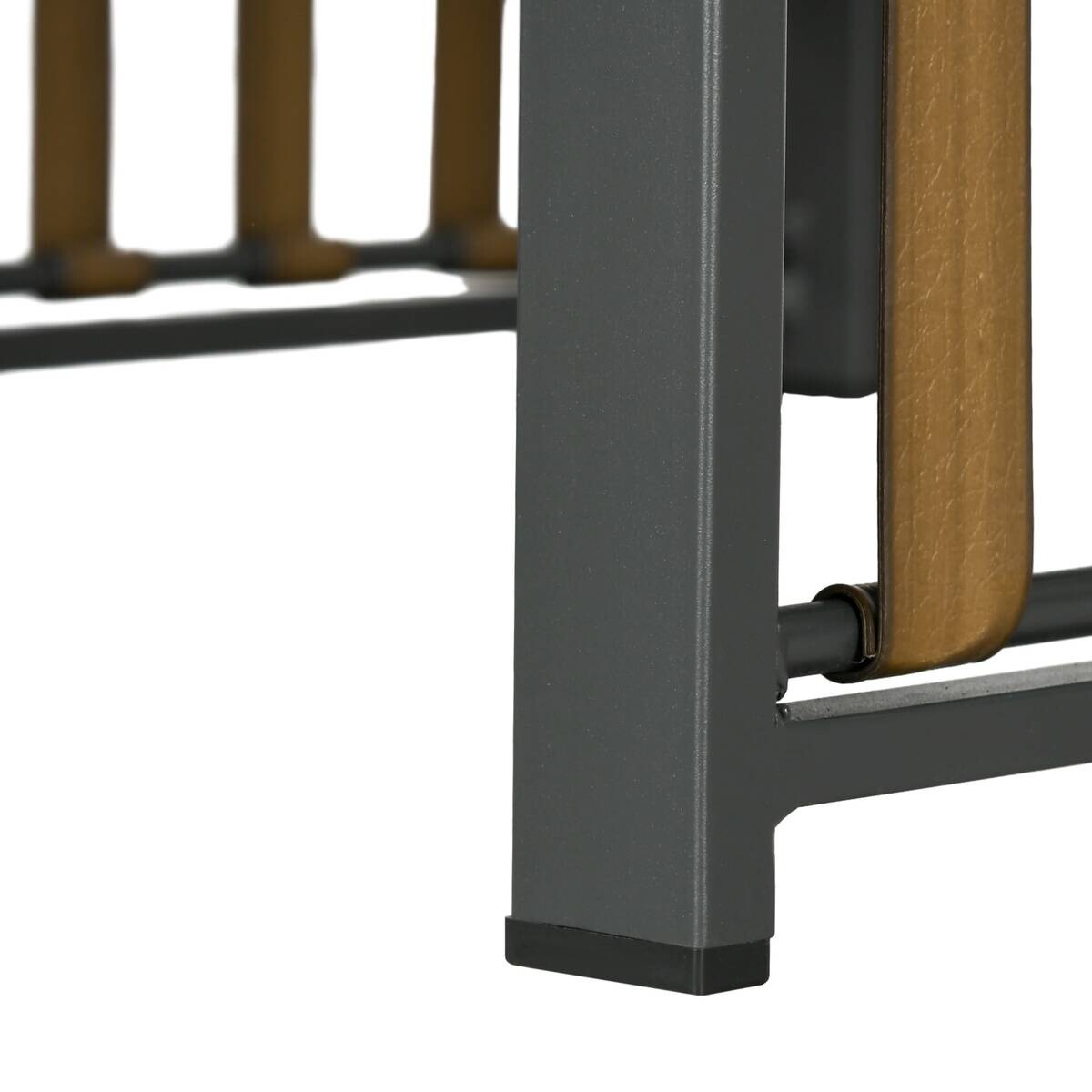 Outsunny Sitzgruppe grau Polyrattan B/H/L: ca. 68x66x68 cm