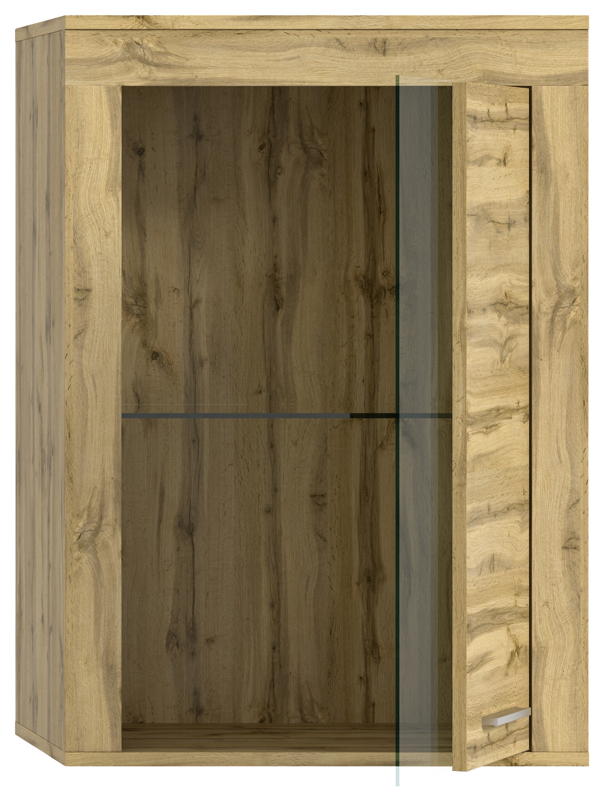 Vitrine Jam Eiche Wotan Nachbildung B/H/T: ca. 60x86x35 cm