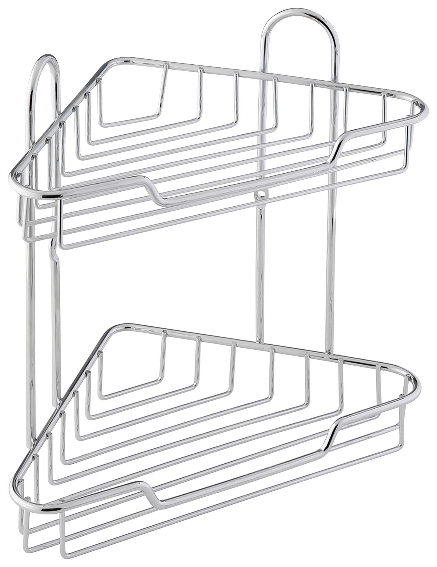 Eckregal Chrom Chrom B/H/L: ca. 19x25x19 cm