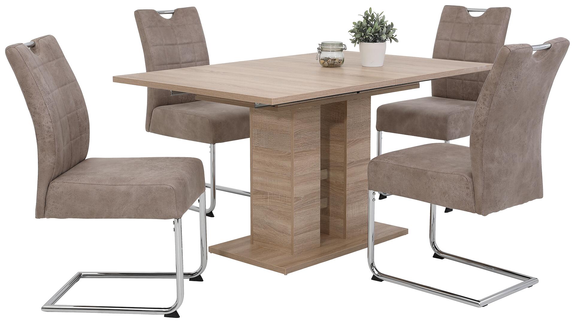 Esstisch HELENA II Eiche Sonoma Nachbildung B/H/T: ca. 140x76x90 cm