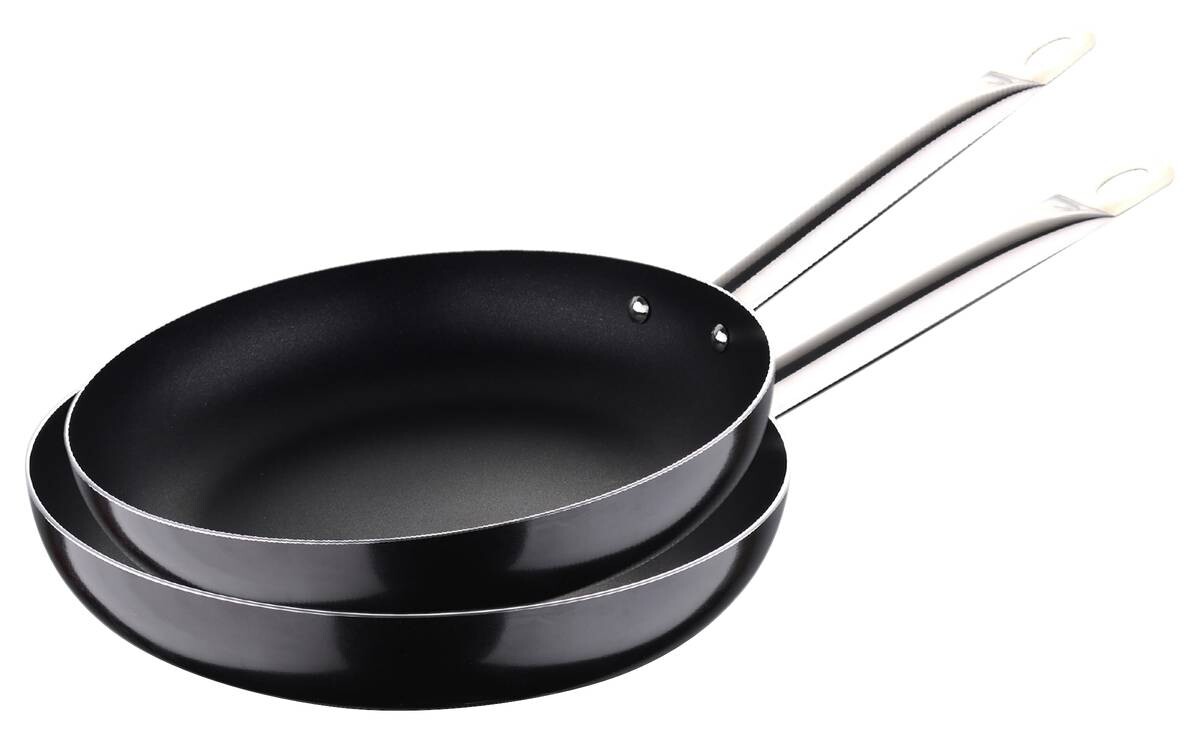 SAN IGNACIO Pfannenset Expert schwarz Eisen 2 tlg.