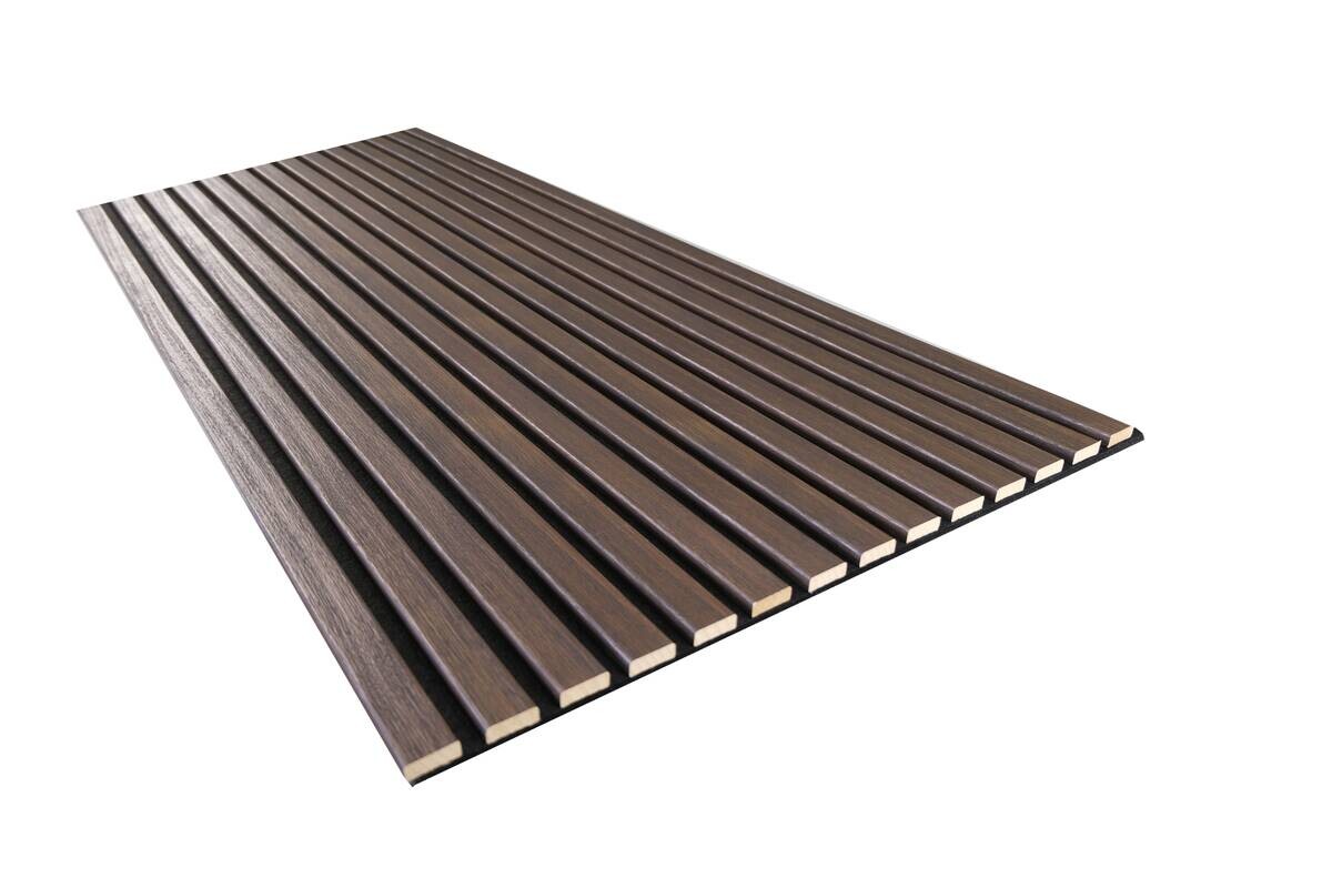 Akustikpaneel nussbaum L/B/H: ca. 1,9x56,1x240 cm pro Stück