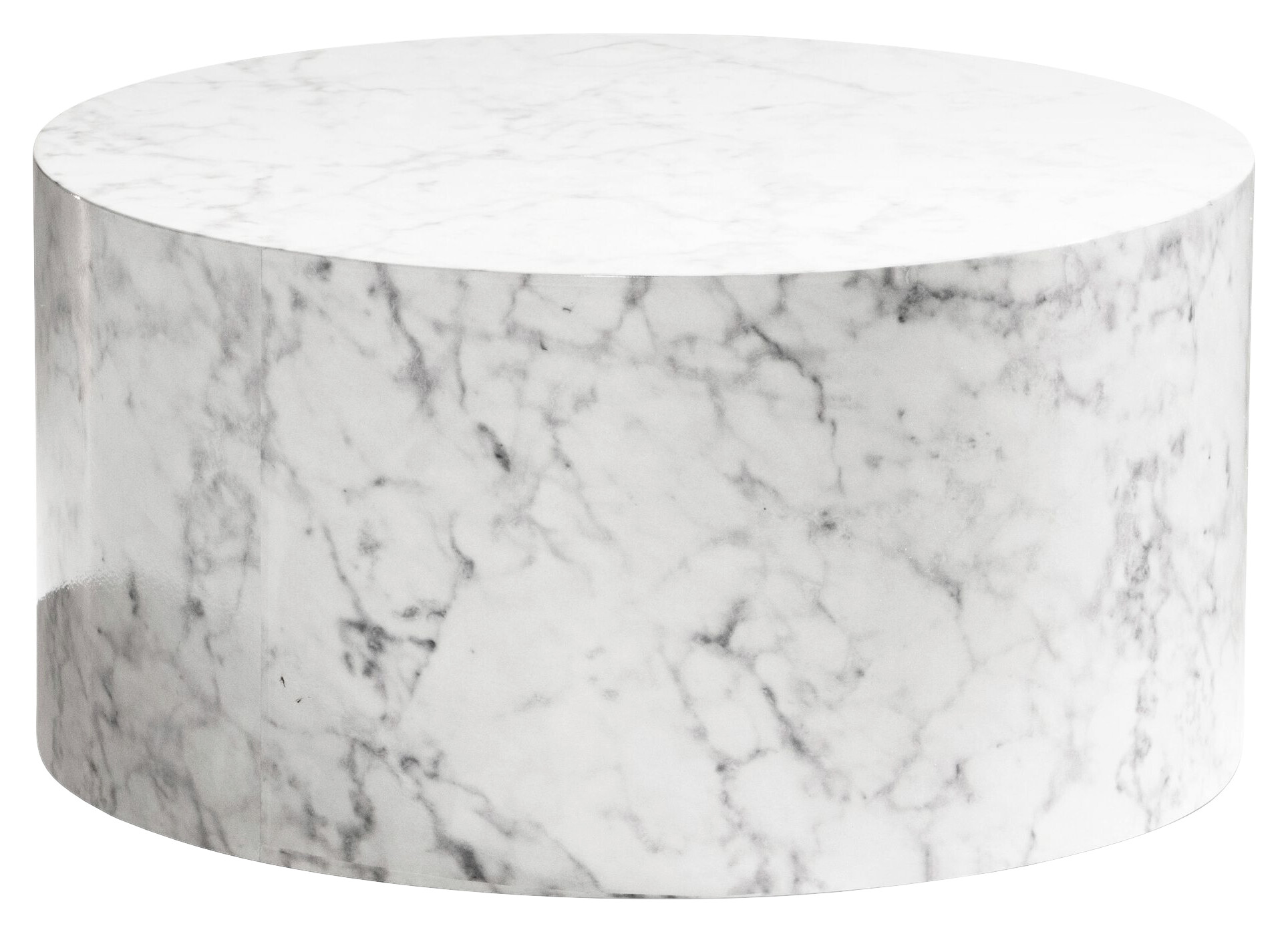 Wohnling Couchtisch weiß Marmor B/H/T: ca. 60x30x60 cm