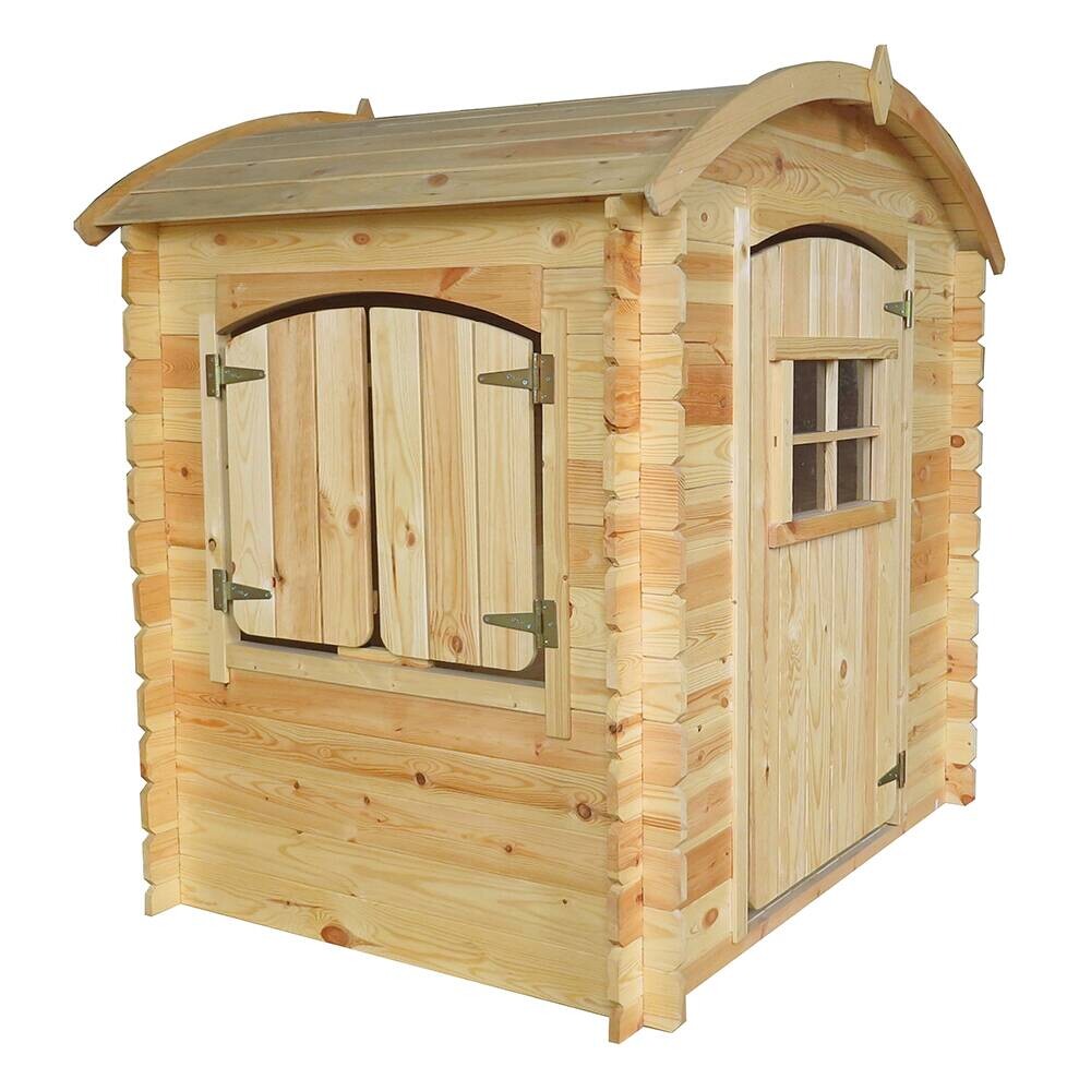 Timbela Kinderspielhaus M505 natur B/H/L: ca. 146x145x112 cm