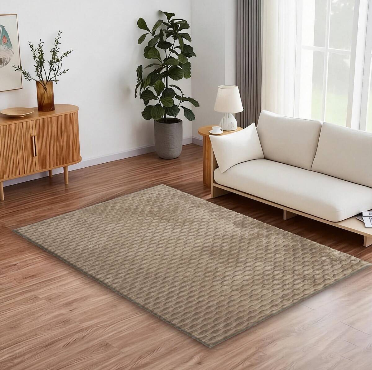 Fellimitat Flush macchiato B/L: ca. 120x160 cm