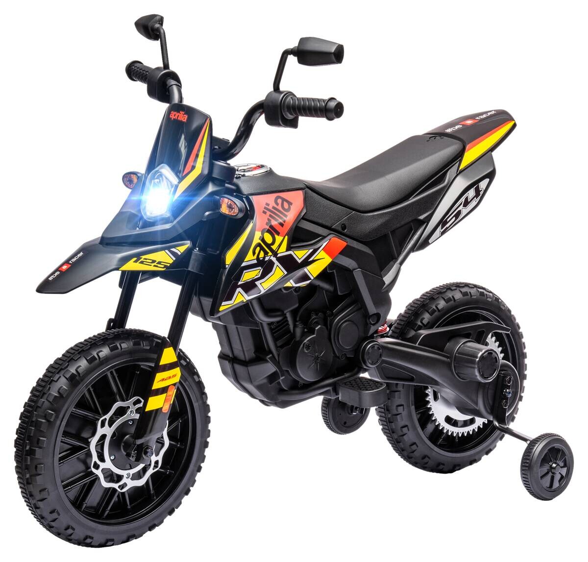 AIYAPLAY Kindermotorrad gelb B/H/L: ca. 56x80x106,5 cm
