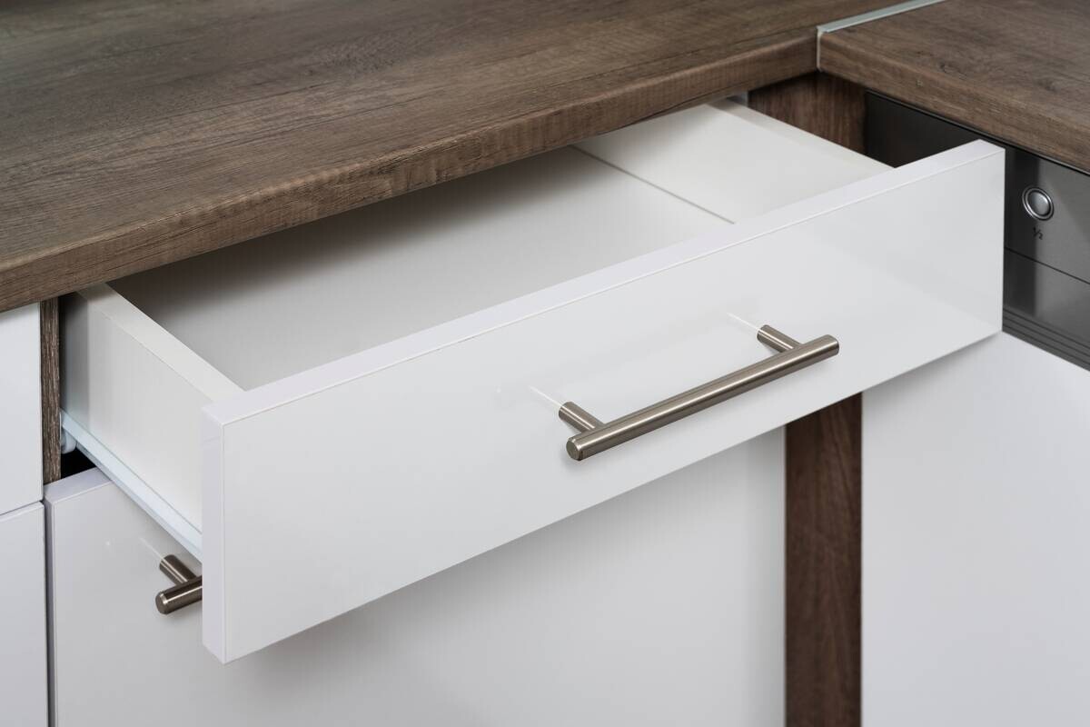 Respekta Winkelküche KBL280EYWS weiß B/H/T: ca. 280x205x172 cm