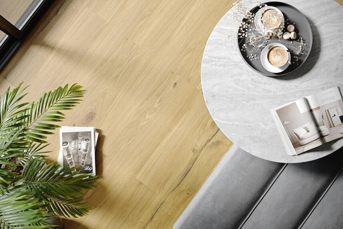 Click-Vinylboden Honey Oak 2,304 m² im Paket B/L: ca. 120x24 cm pro Paket