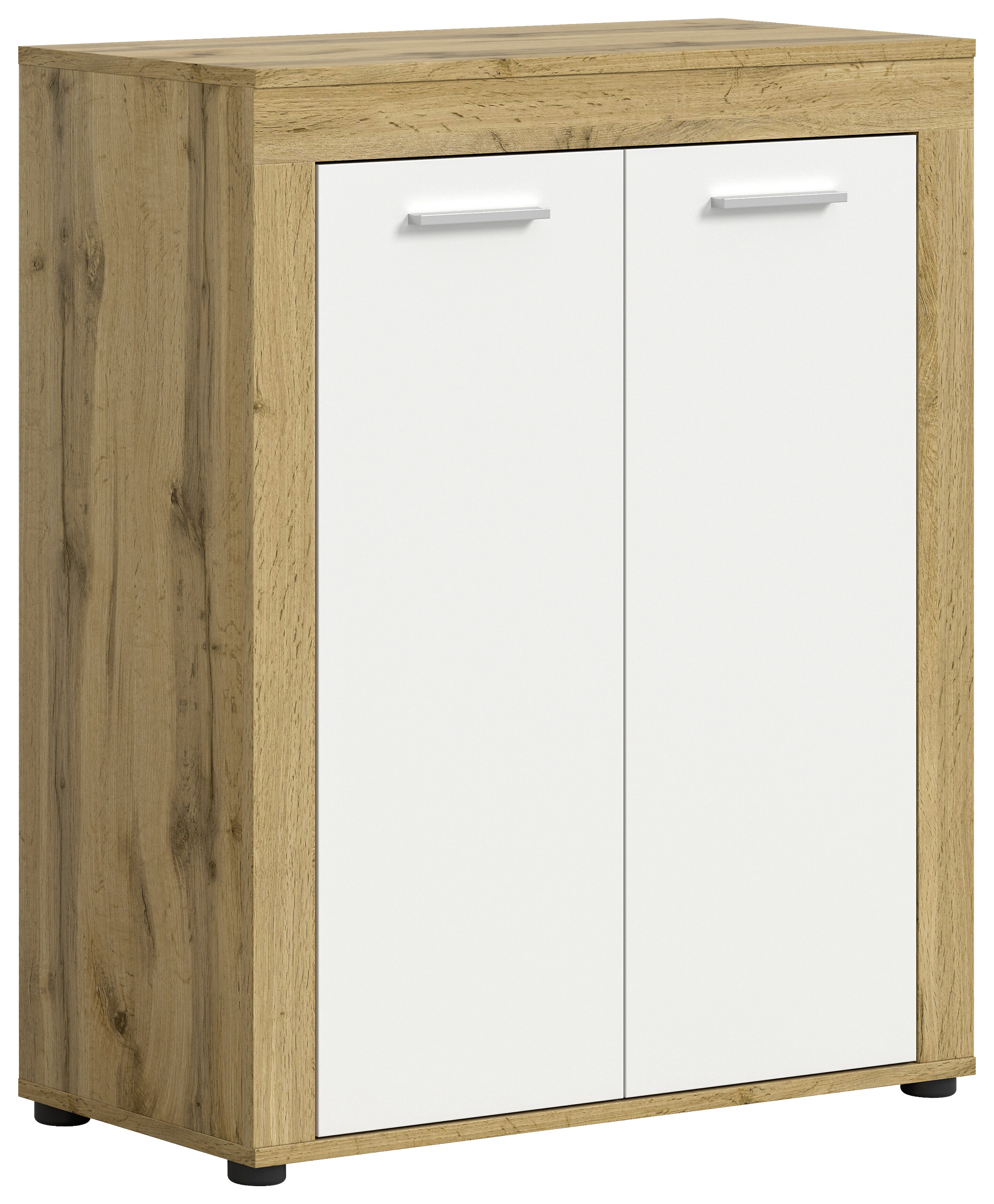 Schuhschrank JAM Eiche Wotan Nachbildung weiß B/H/T: ca. 80x95x35 cm Schuhschrank JAM Eiche Wotan Nachbildung weiß B/H/T: ca. 80x95x35 cm