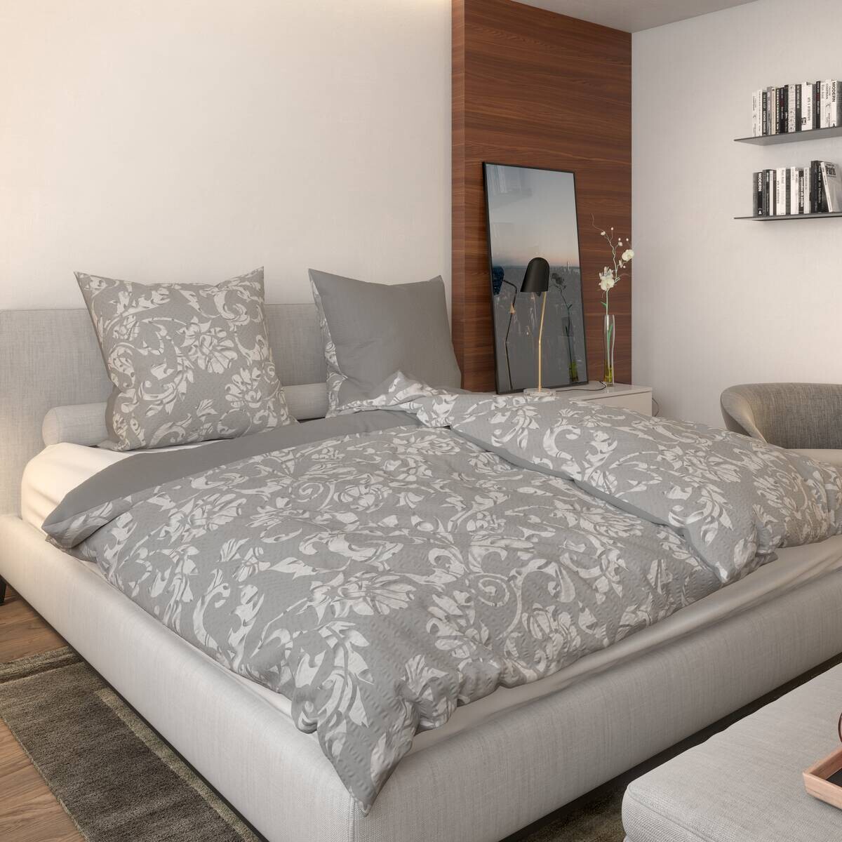 Baumwoll Wende Bettwäsche Seersucker