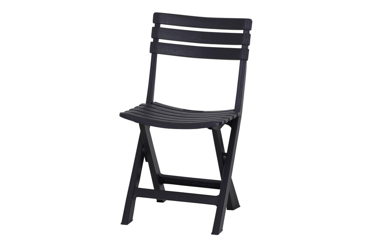 ProGarden Balkonset Club anthrazit Kunststoff B/H/L: ca. 945x2,5x112,5 cm