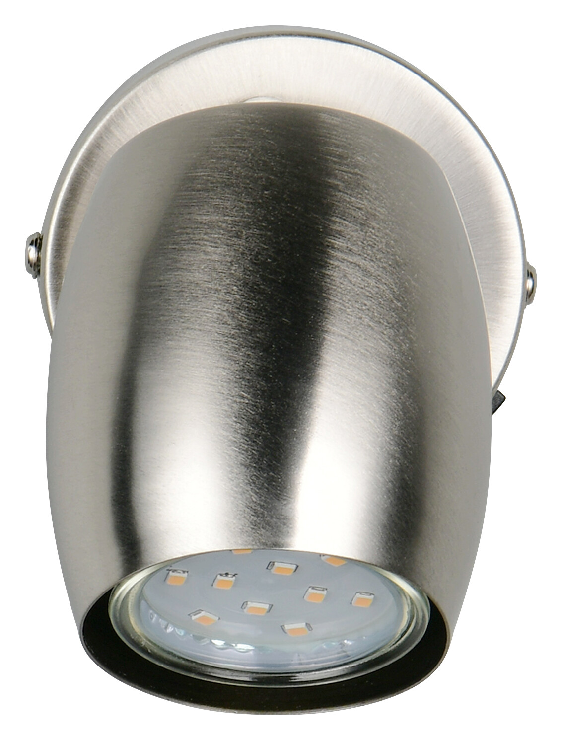 Reality Leuchten Spots Nancy nickel matt Metall B/H/L: ca. 9,5x14x8 cm GU10 1 Brennstellen