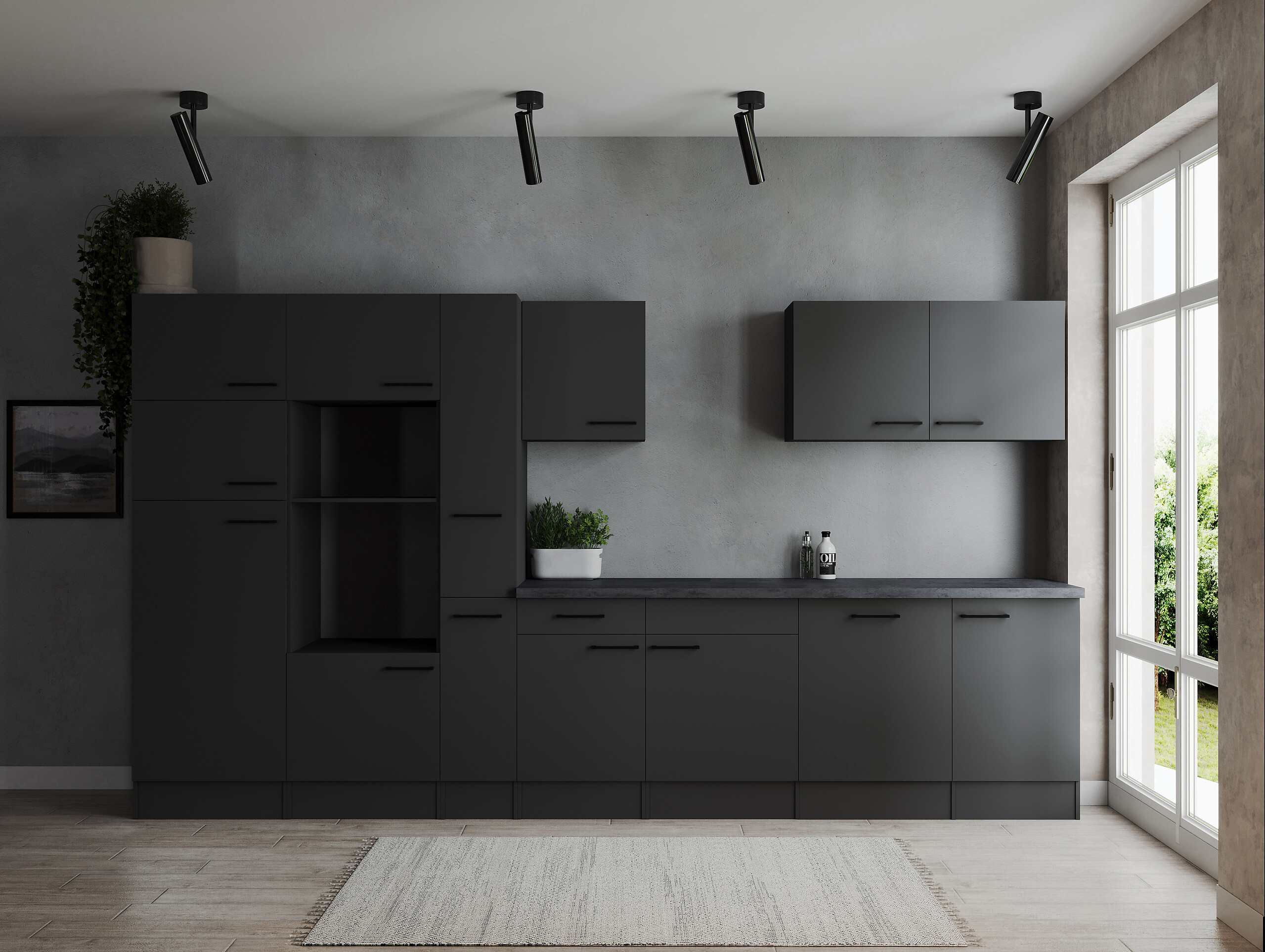 Küchenblock Oliver B/H/T: ca. 370x205x60 cm