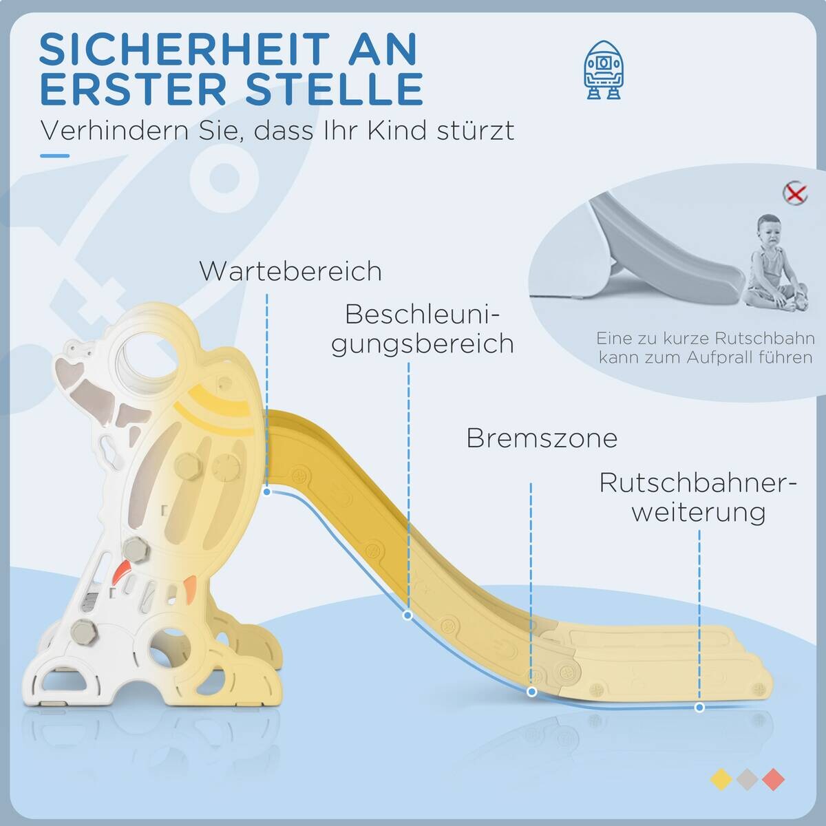 AIYAPLAY Outdoor-Spielzeug grau B/H/L: ca. 46,5x157x80 cm