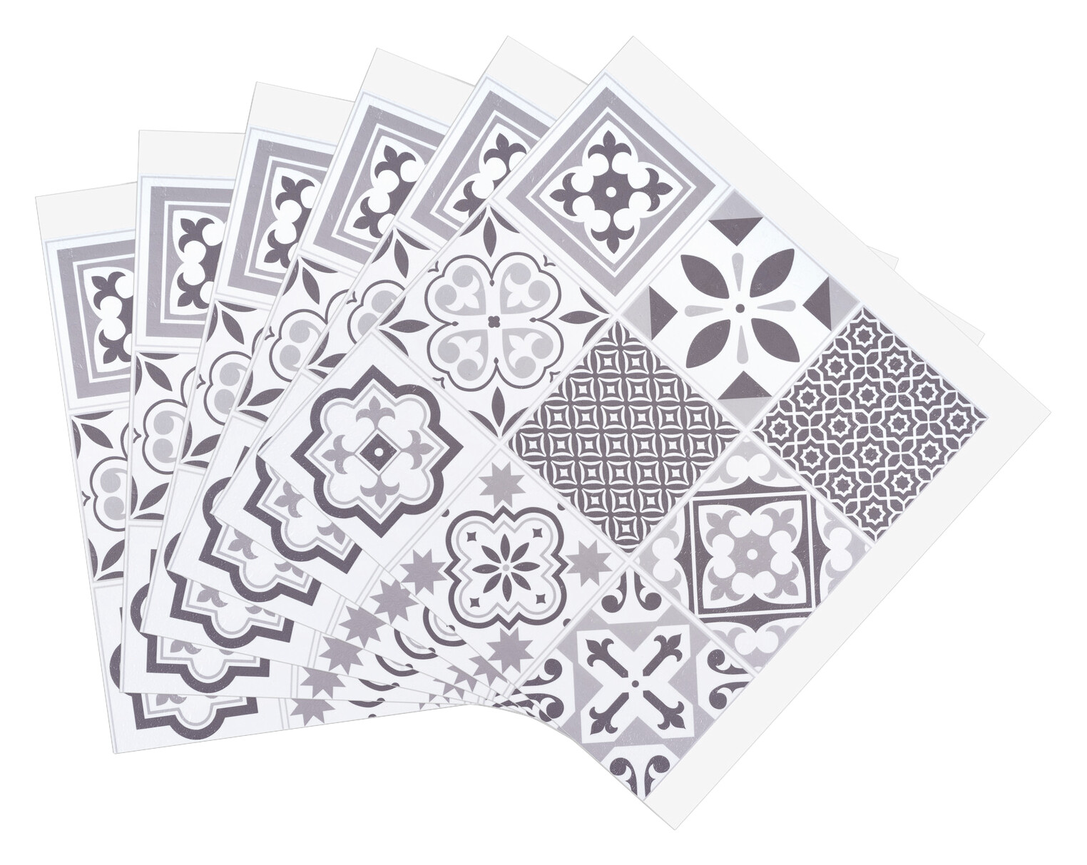 d-c-fix Wandfliese selbstklebend grau B/L: ca. 30,5x30,5 cm