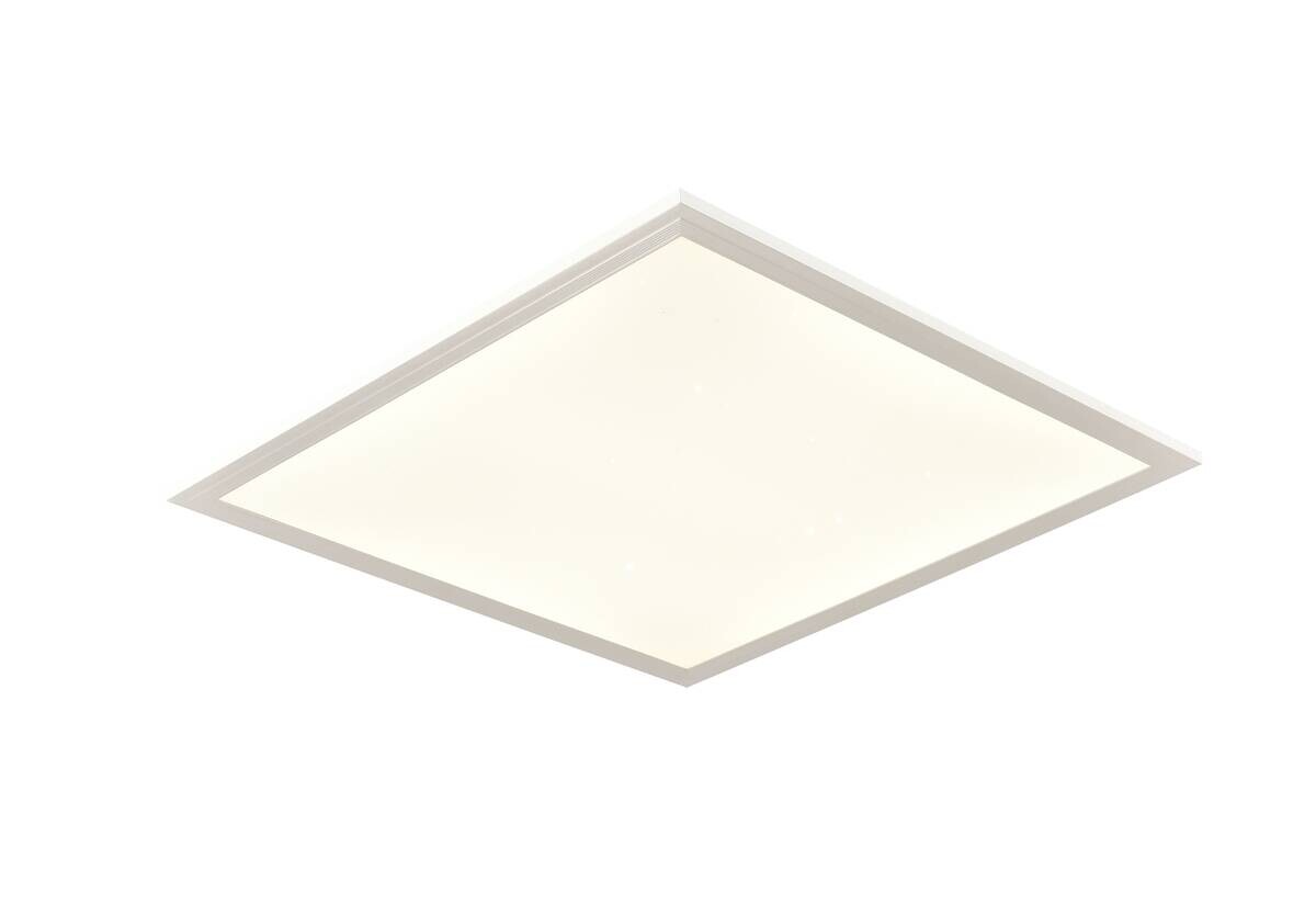 Nolo Deckenleuchte Starry weiß Metall Kunststoff B/H/L: ca. 39,5x6,5x39,5 cm