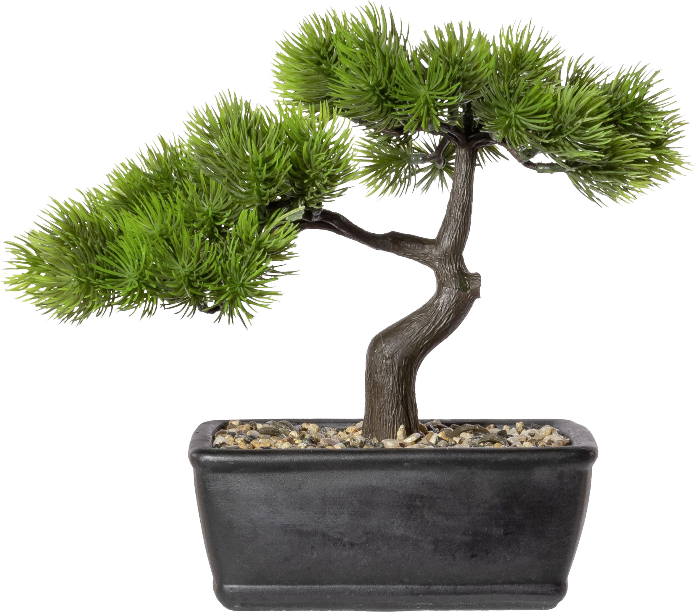 Kunstpflanze grau Kunststoff B/H: ca. 25x23 cm