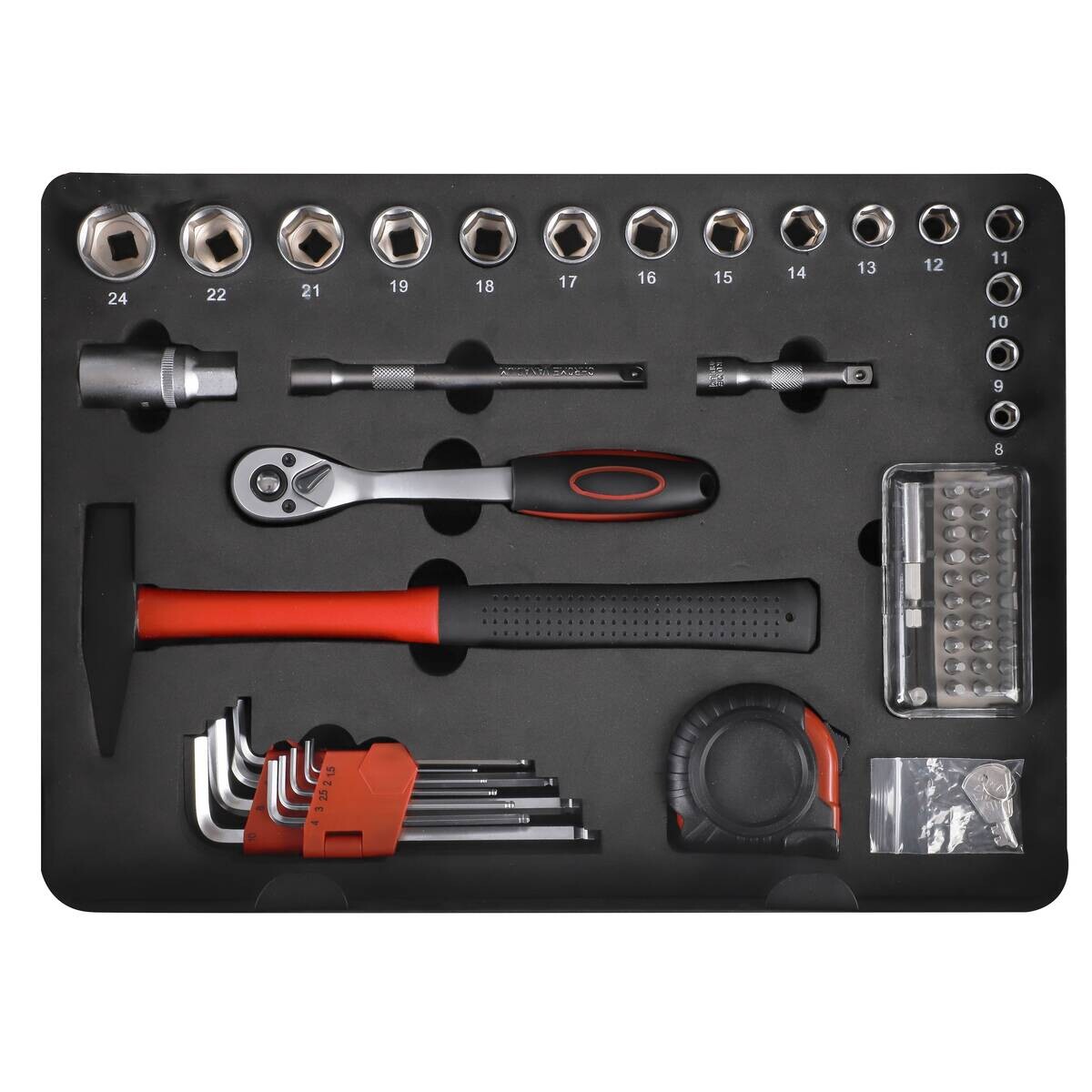 Werkzeugkoffer B/H/T: ca. 43x13x32 cm 103 tlg.