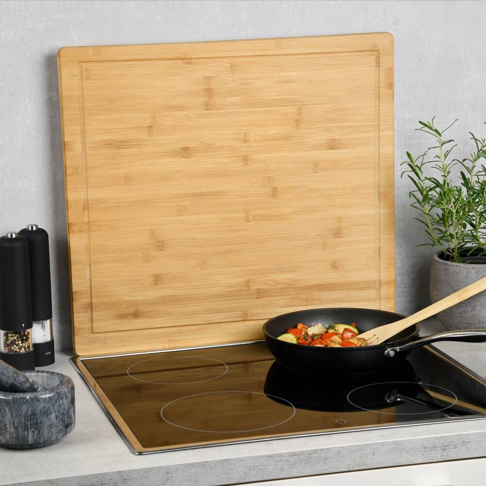 Kesper Abdeckplatte natur Bambus B/H/L: ca. 50x4x56 cm