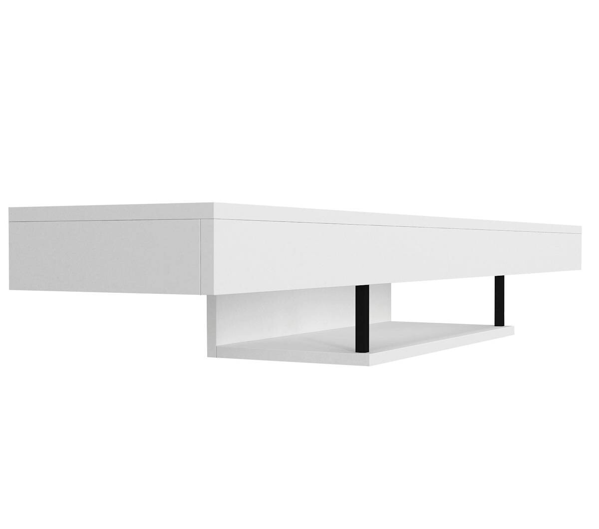 TV-Lowboard Alberes weiß B/H/T: ca. 150x22x29,6 cm