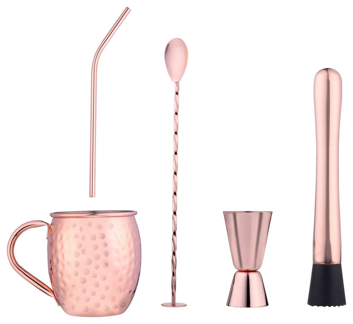 alpina Cocktailset rosa Edelstahl