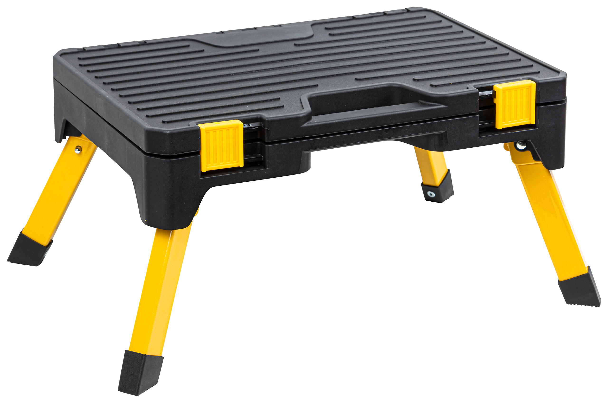 HI Klapptritt schwarz Stahl