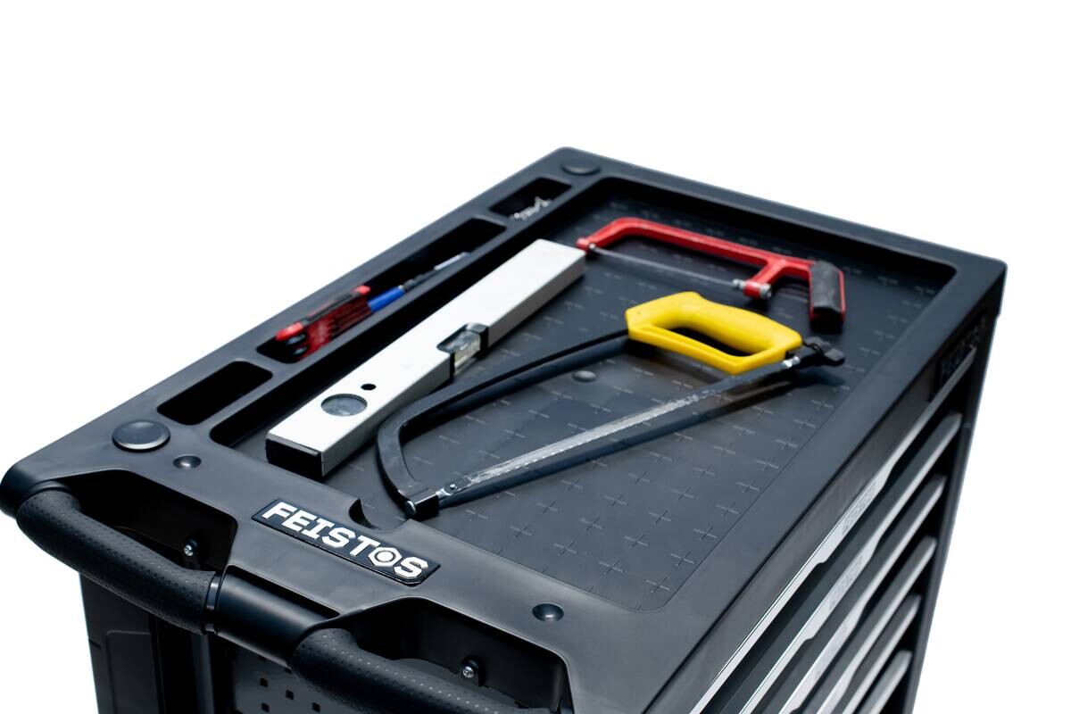 Werkstattwagen Mento anthrazit B/H/L: ca. 47x96x77 cm